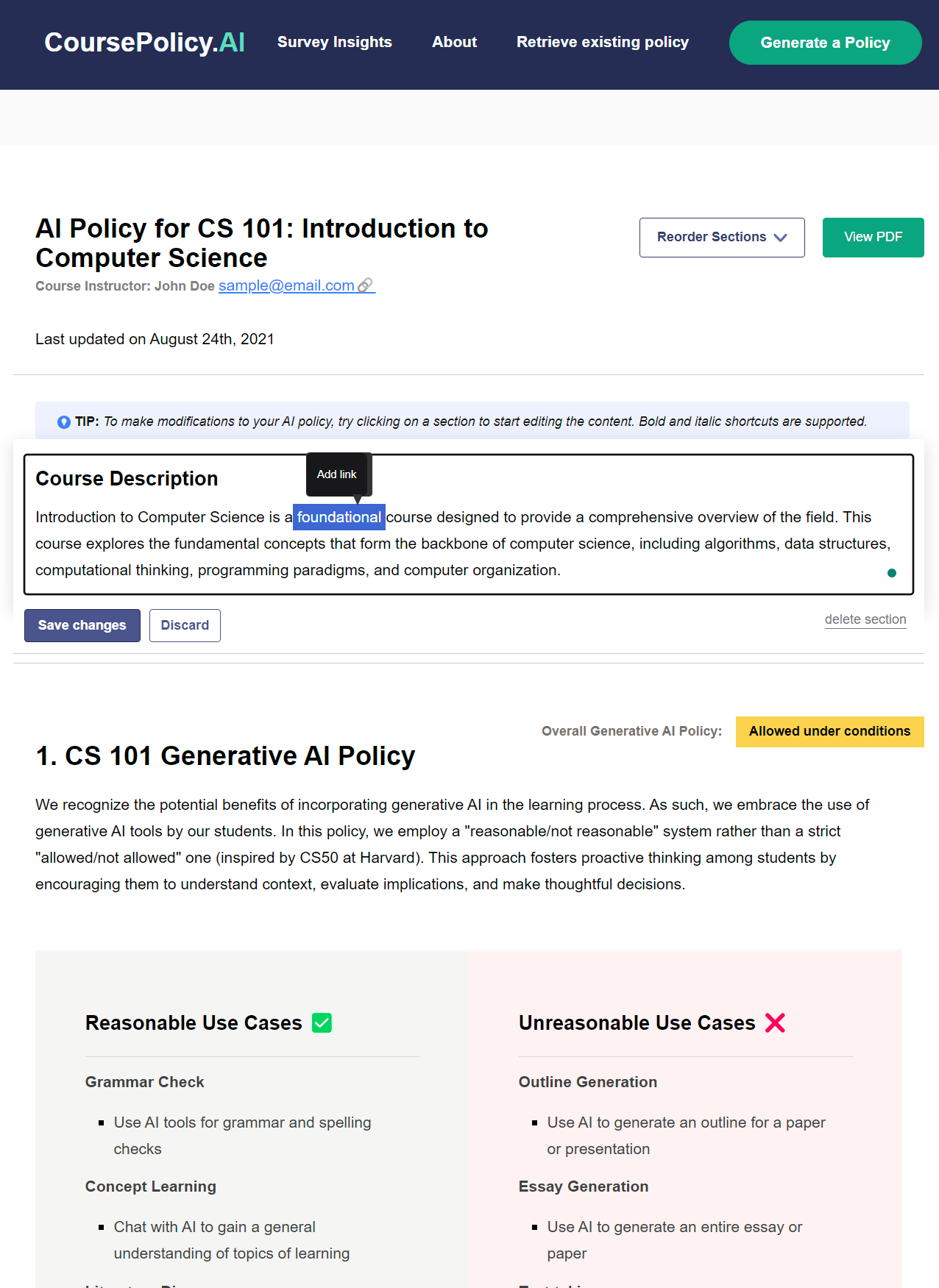 course policy small image